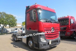 2019ที่ใช้สำหรับ Mercedes Benz actros 2542 6x2ยูโร6 Weichai Swap แชสซีรถบรรทุก-รถแทรกเตอร์หัวรถแทรกเตอร์พวงมาลัยซ้ายเครื่องยนต์ดีเซล - Product Image 2