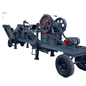 250 DIESEL Máy Nghiền hàm 15-20 tấn mỗi giờ Máy Nghiền di động giá máy nghiền đá di động máy Làm cát saudi - Product Image 5