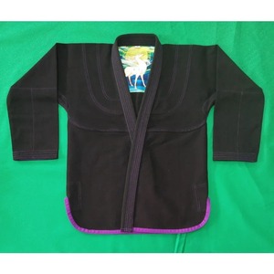 Traje DE JUDO brasileño para adultos y niños BJJ GI profesional en azul blanco negro-tamaño personalizado-100% algodón transpirable" - Product Image 4