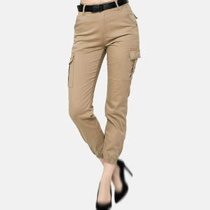 Pantalones Cargo de Marca Privada para Mujer, Pantalones Utilitarios Personalizados, Fábrica Mayorista - Product Image 6