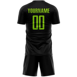 Uniforme de Fútbol Personalizado Unisex, Camiseta y Pantalones Cortos de Fútbol Profesional con Nombre Personalizado, Ligero, Transpirable, Ropa Deportiva de Equipo - Product Image 2