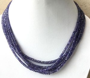 ลูกปัดแทนซาไนต์ธรรมชาติทรงเหลี่ยม สำหรับทำเครื่องประดับอัญมณีชั้นดี - Product Image 3