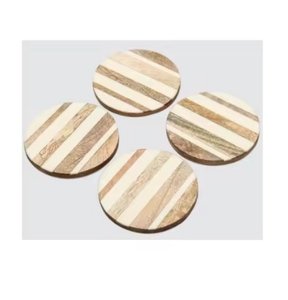 Posavasos de diseño altamente decorativo Posavasos de forma redonda de alta calidad por fabricante indio a precio económico - Product Image 1