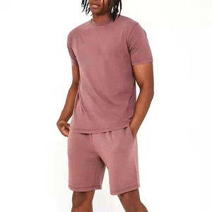Summer Men Sportswear Training <b>Sets</b> T-Shirt Shorts <b>Set</b> Men 2 Piece <b>Set</b> Plus Size Jogger Wear Shorts Track Suit For Men Custom - Product Image 1