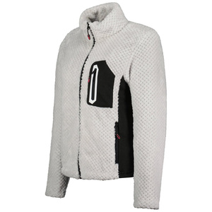 Veste en polaire isolée à col montant zippé Indemand pour femmes, coupe décontractée, vêtements d'hiver confortables, veste légère - Product Image 3