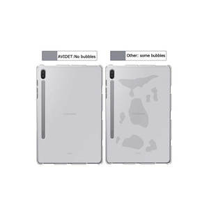 Housse en silicone Netzy Super pour Galaxy Tab S7 Plus T970, design folio, protection en PC, caoutchouc, matériau PU, incolore - Product Image 1