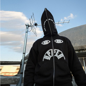 Sweats à capuche personnalisés thermiques Fabricants Sweat à capuche blanc uni 100% coton épais poids lourd 500GSM Sweats à capuche surdimensionnés - Product Image 3