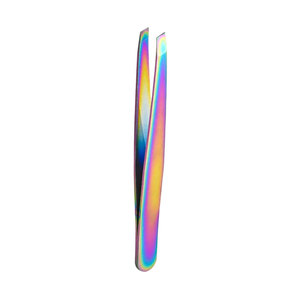 Pince à épiler professionnelle pour sourcils et cils, à pointe inclinée, en acier inoxydable, pour l'épilation et l'entretien, outil de beauté, Pakistan - Product Image 1