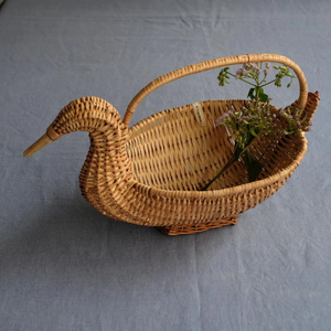 NEW PRODUCT! Tienphong Wholesale Handwoven Duck-Shaped Wicker <b>Rattan</b> Gift <b>Basket</b>, Handmade <b>Storage</b> <b>Baskets</b> for Presents Gifts - Product Image 5