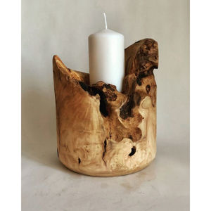 Portavelas de madera decorativo para sala de estar de diseño moderno portavelas de madera hecho a mano de calidad de lujo al mejor precio - Product Image 5