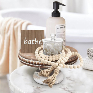ถาดเสิร์ฟไม้เนื้อแข็งทันสมัยสำหรับซูชิ ผลไม้ เค้ก และของหวาน - Product Image 1