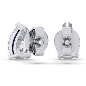 Boucles d'oreilles à visser en argent sterling 925 avec diamants de laboratoire CVD HPHT, prix de gros d'usine REYES, bijoux fins pour femmes - Product Image 5