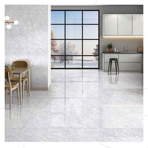 Carreaux GVT PGVT à l'aspect marbre imprimé numériquement 600x600mm 600x1200mm pour une utilisation murale et au sol en intérieur moderne, projets de construction mondiaux - Product Image 5