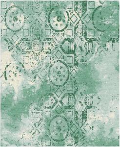 Tapis en laine noué à la main de haute qualité, style persan, motif abstrait, antibactérien, résistant aux taches, écologique, antidérapant, en PET - Product Image 1