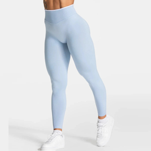 Ignite, mallas de Yoga sin costuras para mujer, mallas de gimnasio Scrunch Bum, mallas deportivas de contraste, pantalones de Yoga Push up, mallas de Fitness - Product Image 4