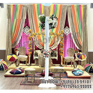 ที่สวยงามมุสลิมงานแต่งงานพิธีแต่งงานตกแต่งเวทีมุสลิมงานแต่งงานพิธีแต่งงานเวทีล่าสุดมุสลิมพิธีแต่งงานเวที - Product Image 1