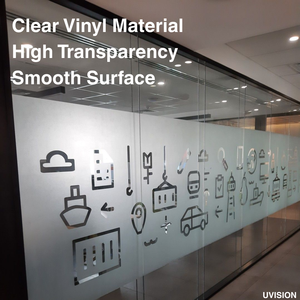Vinilo Transparente Personalizado con Impresión UV para Ventanas, Decoración de Vidrio, Adhesivo Decorativo - Product Image 4