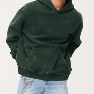 เสื้อฮู้ดแบบสวมศีรษะโอเวอร์ไซส์สำหรับผู้ชายเสื้อฮู้ดแบบสวมศีรษะซักกรดเสื้อสเวตเชิ้ตแบบสตรีทเสื้อมีฮู้ดผ้าฝ้ายผสมสำหรับฤดูใบไม้ร่วง - Product Image 6