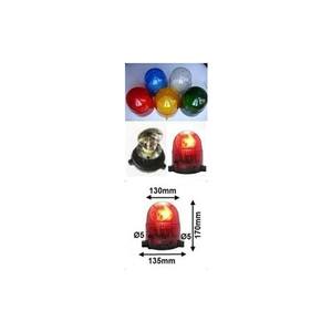 Balise rotative de haute qualité (Serie900) MS-921 de couverture en polycarbonate SAN bleu rouge vert clair jaune - Product Image 2