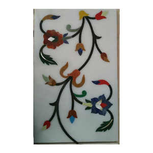 แผงฝังหินอ่อนแกะสลักสำหรับตกแต่งหินเกรดสำหรับตกแต่งแผงหินอ่อนผนังสไตล์อินเดียดีไซน์หรูหรา - Product Image 2