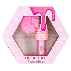 Lote de 6 unidades - Brillo Labial Mocoallure Miel Rosa "Lip Bubble" - Brillo Hidratante con Pompón Kawaii - Acabado Sedoso con Efecto Espejo - Product Image 2