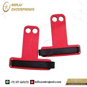 <b>Gym</b> Best Quality amazon Brands Supplier 2 Hole Hand Grips Gymnastics Leather Palm Protector - Product Image 3