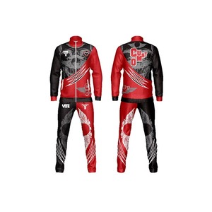 Calidad superior al por mayor personalizable Chándal Poliéster Fitness Jogging Hombres Deportes al aire libre Casual Hombres Ropa de abrigo larga - Product Image 1