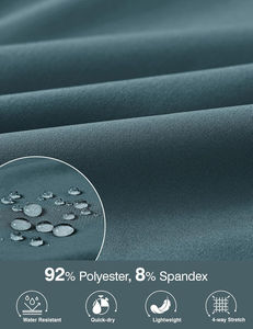 Pantalones Cortos Awrah Personalizados para Hombre, Musulmanes, hasta la Rodilla, Casuales, Transpirables, Impermeables, Ecológicos, de Lona, Teñidos en Color Liso - Product Image 6