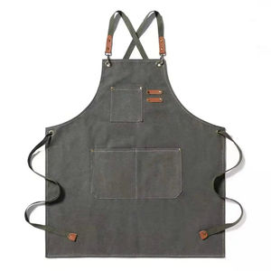 Custom Design Chef and Work Wear <b>Apron</b> Cotton Canvas Adjustable <b>Apron</b> Canvas BBQ Work Barber Men and <b>Women</b> <b>Apron</b> - Product Image 3