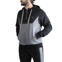 Vente en gros de survêtements d'hiver de haute qualité 100% coton avec capuche zippée pour hommes, style streetwear régulier, légers, service OEM personnalisé