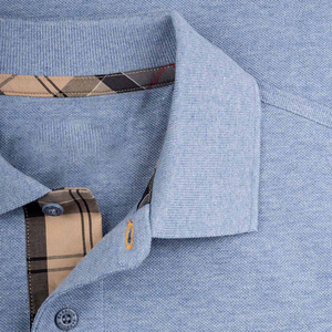Polo homme personnalisé à manches courtes, col boutonné, couleur unie, extensible, confortable, décontracté, respirant, hauts, t-shirts, polo homme - Product Image 4