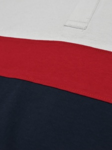 Venta al por mayor OEM personalizado 200g 100% algodón manga larga ajuste regular cremallera polos para unisex - Product Image 3