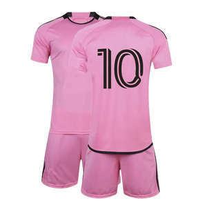 Maillot de football unisexe de haute qualité avec logo personnalisé imprimé, respirant, à manches courtes, en polyester, style sublimation - Product Image 1