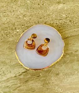 สินค้าใหม่จี้เครื่องประดับแฟชั่นเรซินจี้ต่างหูรูปไข่ - Product Image 1