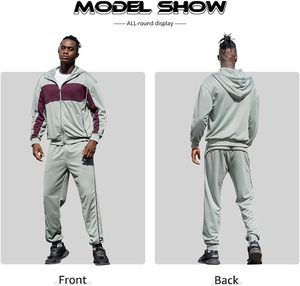 Personalizado de alta calidad de poliéster ligero chaqueta con cremallera Jogger impermeable impreso deportes de invierno equipo sólido patrón chándales - Product Image 4
