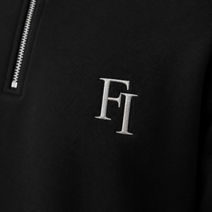 Custom Men's Quarter Zip Hoodies Fleece Sweatshirt With Embroidered Logo Front Casual Stand Collar Regular Fit <b>Tracksuit</b> B2B USA - Product Image 5