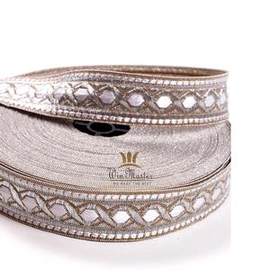 ริบบิ้นถักเปียแขนฝรั่งเศสแบบ Tresse ถักเปียลูกไม้แกลลูนสูง - Product Image 1