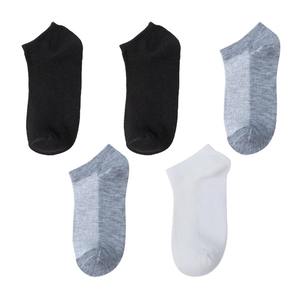 Soft Top Comfortable Women Summer Breathable Anti-Bacterial Quick Dry Socks Solid Color Unisex Ankle White Black Daily Use Logo - Product Image 4