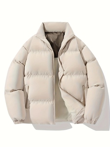 Le fabricant pakistanais fournit un nouveau design de blouson de bombardier d'hiver imperméable simple et personnalisé de couleur unie pour hommes - Product Image 6