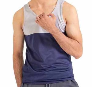 Débardeur d'entraînement sur mesure pour hommes, vêtements de sport respirants de style décontracté pour hommes - Product Image 2