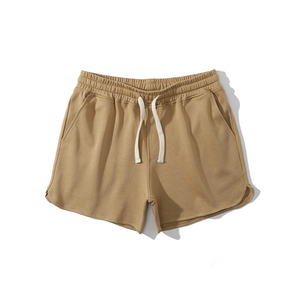 OEM ODM Ensemble chemise et short d'été 100% coton pour hommes, décontracté, à séchage rapide, double col rond, motif solide, écologique, prix de gros - Product Image 3
