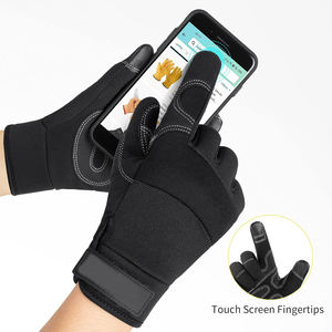 Gants de mécanicien à fort impact résistants aux coupures gants de travail de sécurité en cuir synthétique fabricant d'usine gants mécaniques - Product Image 3