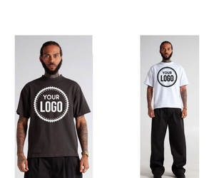 เสื้อยืดแฟชั่นโอเวอร์ไซส์สำหรับผู้ชายเสื้อยืดคอกลมทรงหลวมเสื้อยืดแนวสตรีทเสื้อยืดสำหรับผู้ชาย - Product Image 2