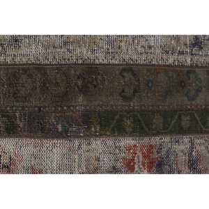 พรมวินเทจขนาดเล็ก 1.9x4.4 ฟุต พรมลายดอกไม้สีน้ำตาลสไตล์ตุรกี - Product Image 5