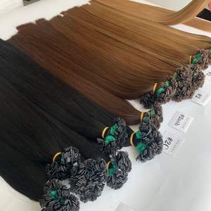 Extensiones de Cabello Humano Vietnamita 100% Naturales, Remy Virgen, Doble Trama a Máquina, Liso Sedoso, Ondulado, Punta Plana, Listo para Teñir, Novedad 2023 - Product Image 1