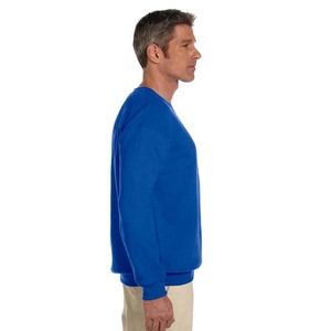 Sweat-shirt à col rond en molleton de coton pour homme Bleu royal Coupe classique Sweat-shirt à col rond pour adulte - Product Image 3
