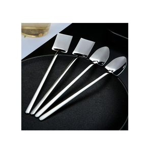 Acier inoxydable Dessert Pelle Cuillère Réutilisable Pastèque Cuillère Vaisselle Bar Outil Gadgets Top Qualité - Product Image 3