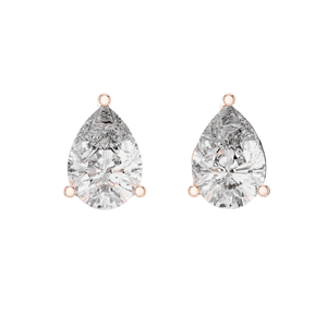 Pendientes de Diamantes en Forma de Lágrima de 3.5 CT VVS-VS EF CVD, Oro de 18KT, 14KT, 10KT y Plata 925, Diamantes Cultivados en Laboratorio, Rosa, Amarillo, Blanco - Product Image 3
