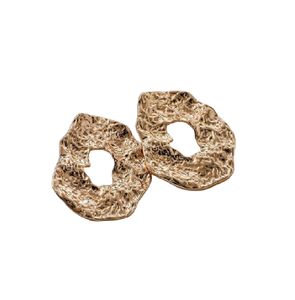 Joyería Fina Europea y Americana de Gran Venta: Pendientes de Girasol Geométricos Indios de Latón, Resistentes al Deslustre - Product Image 6