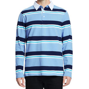 Maillot de rugby pour homme en polyester 100% personnalisé OEM avec col montant court, respirant, écologique et à séchage rapide pour l'entraînement - Product Image 5